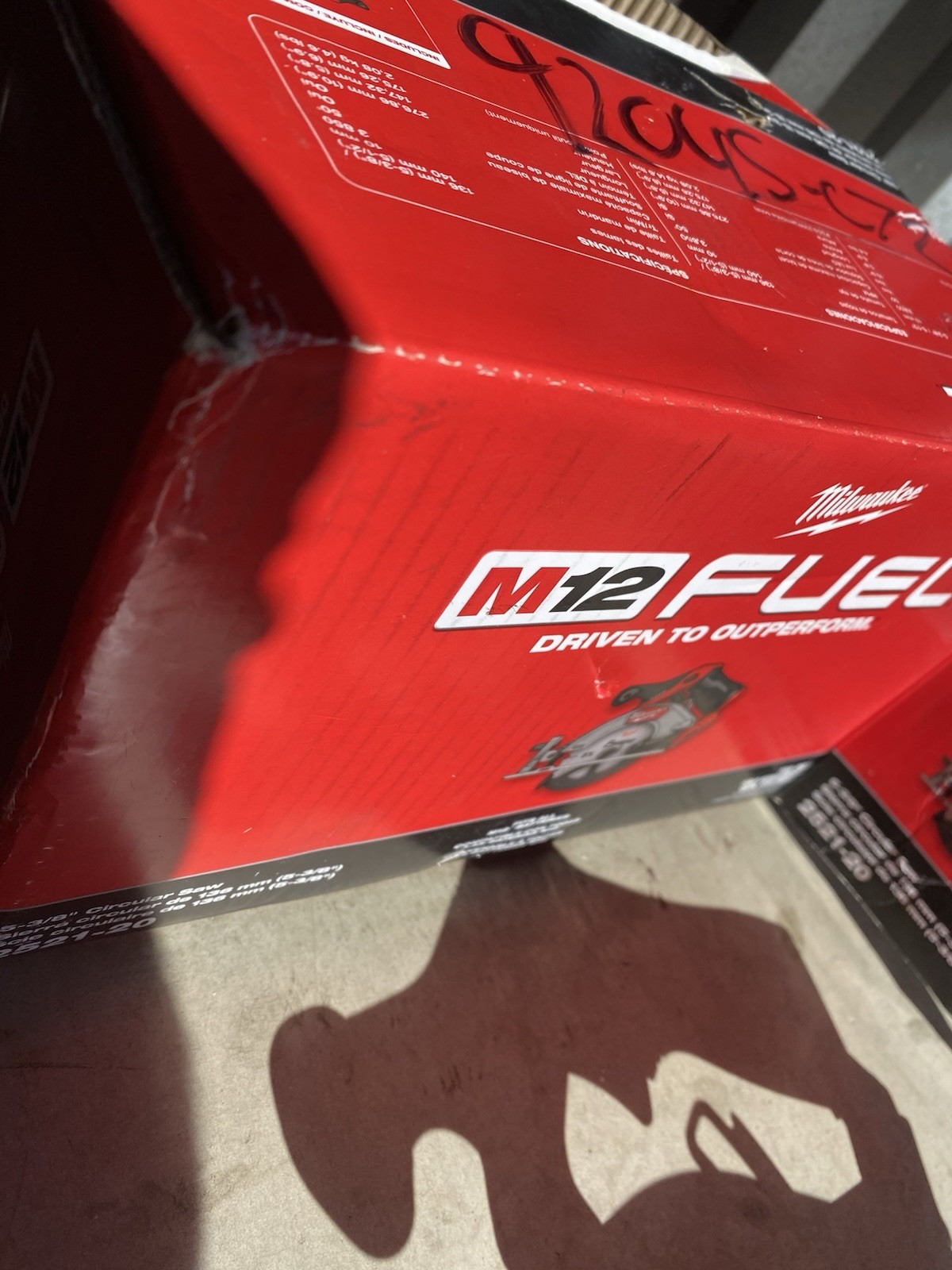 Milwaukee M12 FUEL 5-3/8&Prime; Circular Saw 2521-20 Brushless