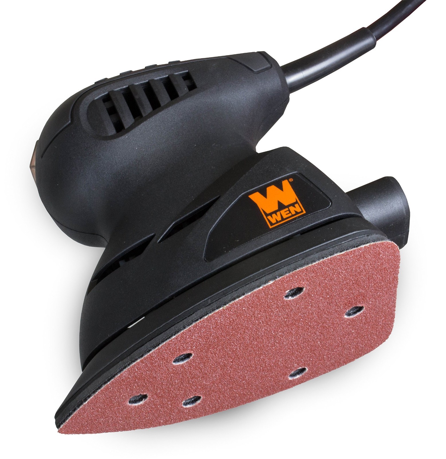Electric Palm Sander 1/4 Sheet Detail Sander, Compact & Lightweight, Dust Collec