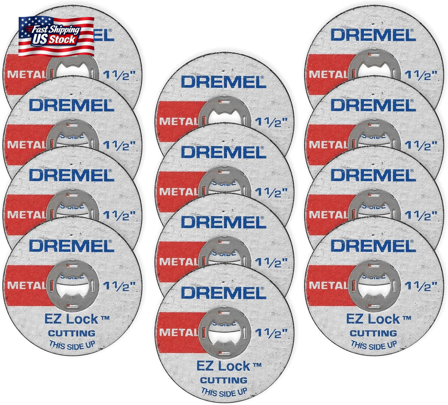 Dremel EZ456B 1 1/2-Inch EZ Lock Rotary Tool Cut-Off Wheels- Rotary Tool Cutting