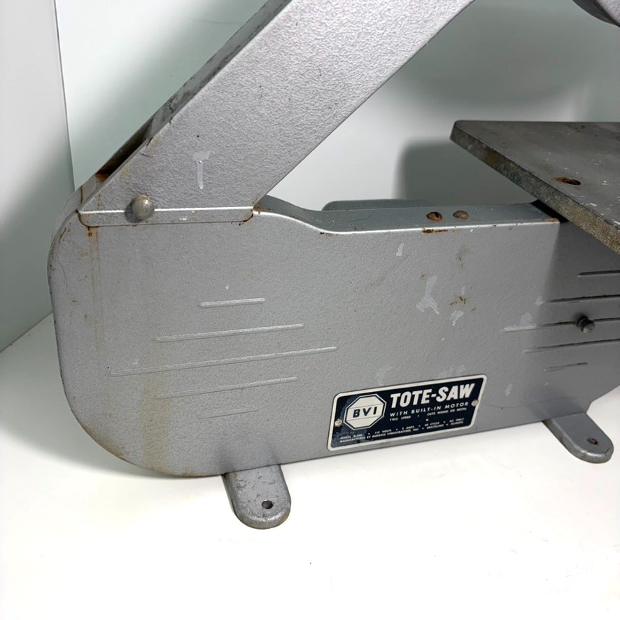 BVI Tote-Saw Model B-240 – Two Speed – 115 Volts – 3 Amps – 60 Cycles – Working