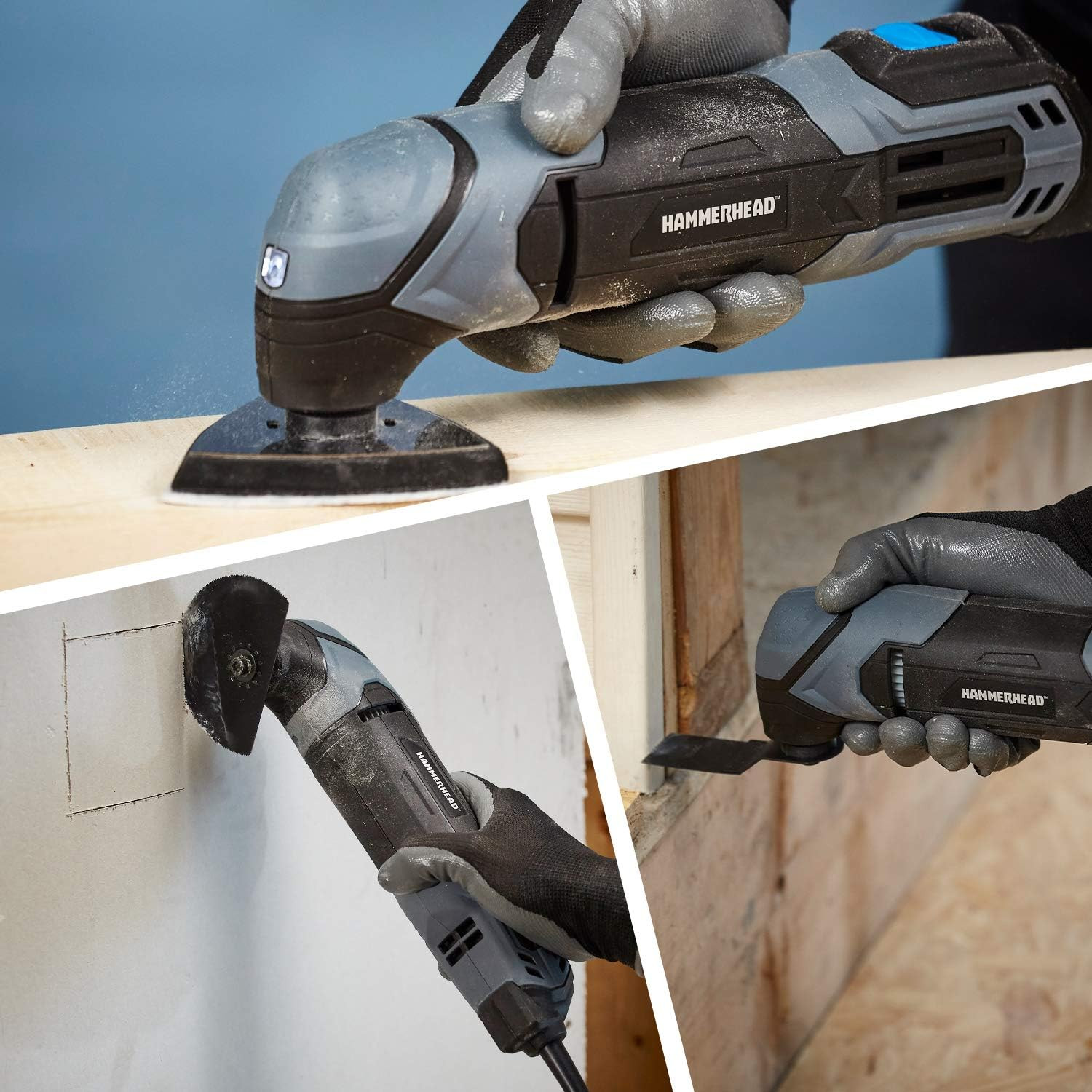 2.2-Amp Oscillating Multi-Tool with 1Pc Flush Cut Blade – 1Pc