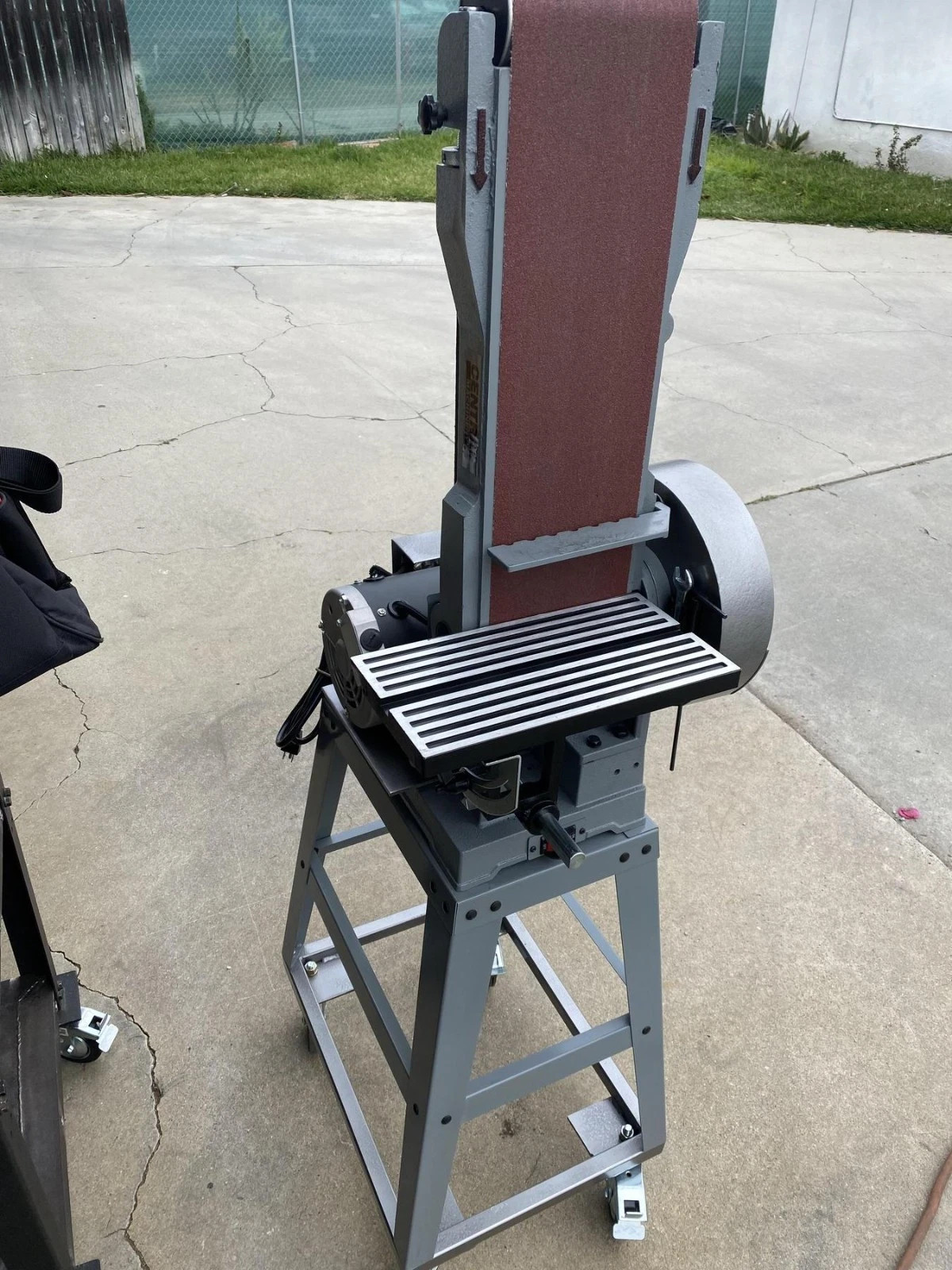 Belt Disc Sander Combo 6&Prime; x 48&Prime; Belt and 9&Prime; Disc Sander Machine Tool 1900 RPM