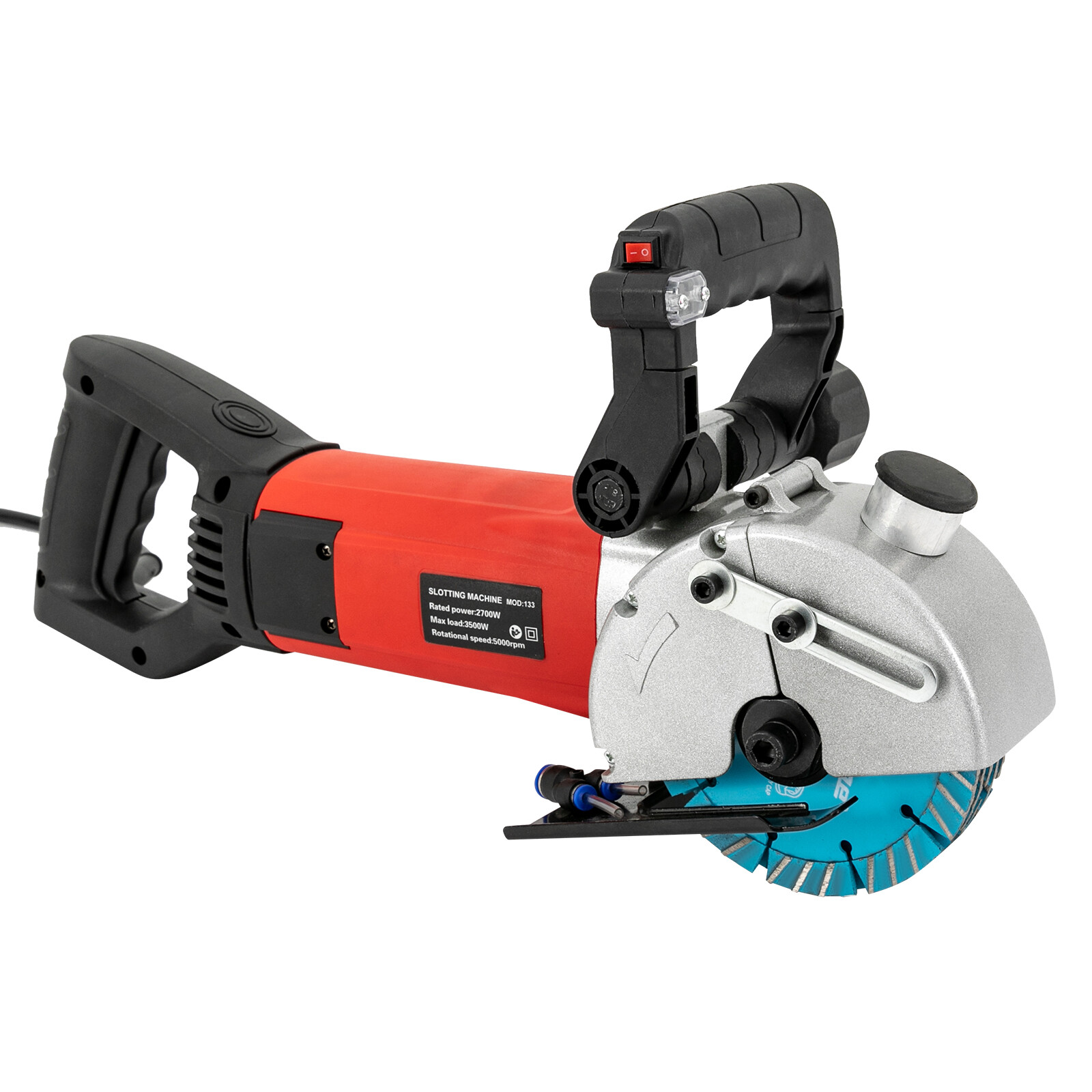 3500W Slotting Machine Wall Chaser Concrete Grooving Cutting Machine Saw Blades~
