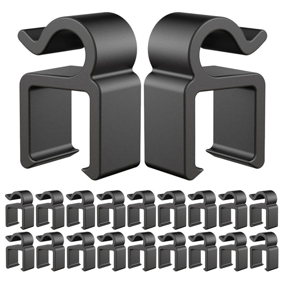 60 Pcs Wire Clips for Microphone Stands Cable Organizer Accessories
