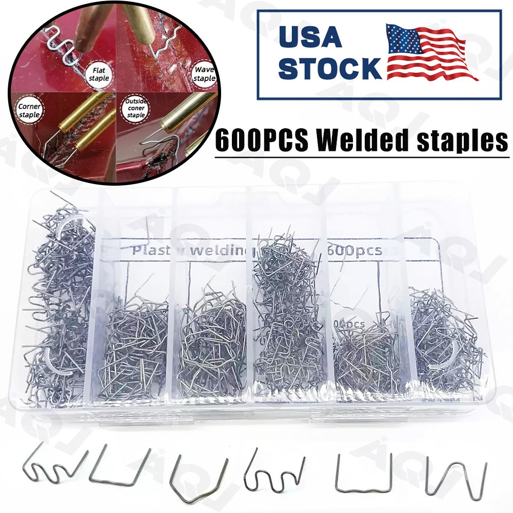 AQJ 600X Hot Stapler Staples For Plastic Welder Car Bumper Repair Welding Nail