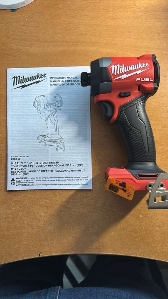 Milwaukee M18 Fuel 2953-20 Brushless Cordless 1/4 Hex Impact Driver Tool Only