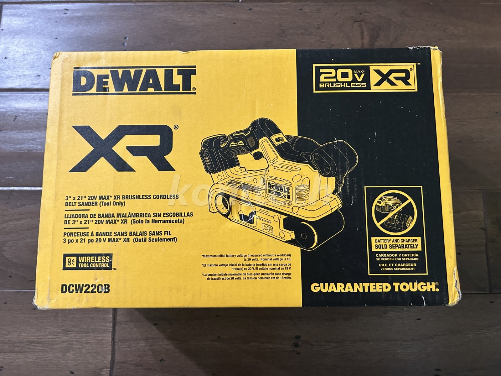 DEWALT 20V MAX XR Belt Sander (Tool Only) – DCW220B