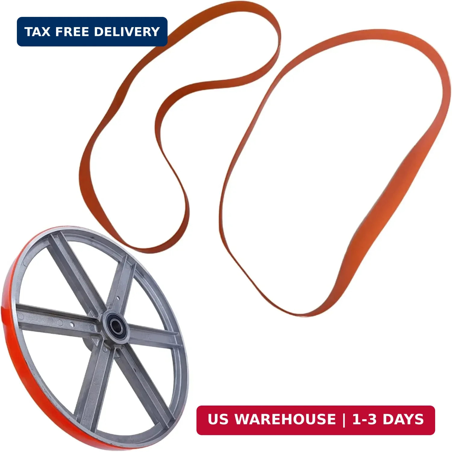 9 Inch X 1/2 Inch X .095 Inch Band Saw Tires Replacement for Delta 28-150 BS100