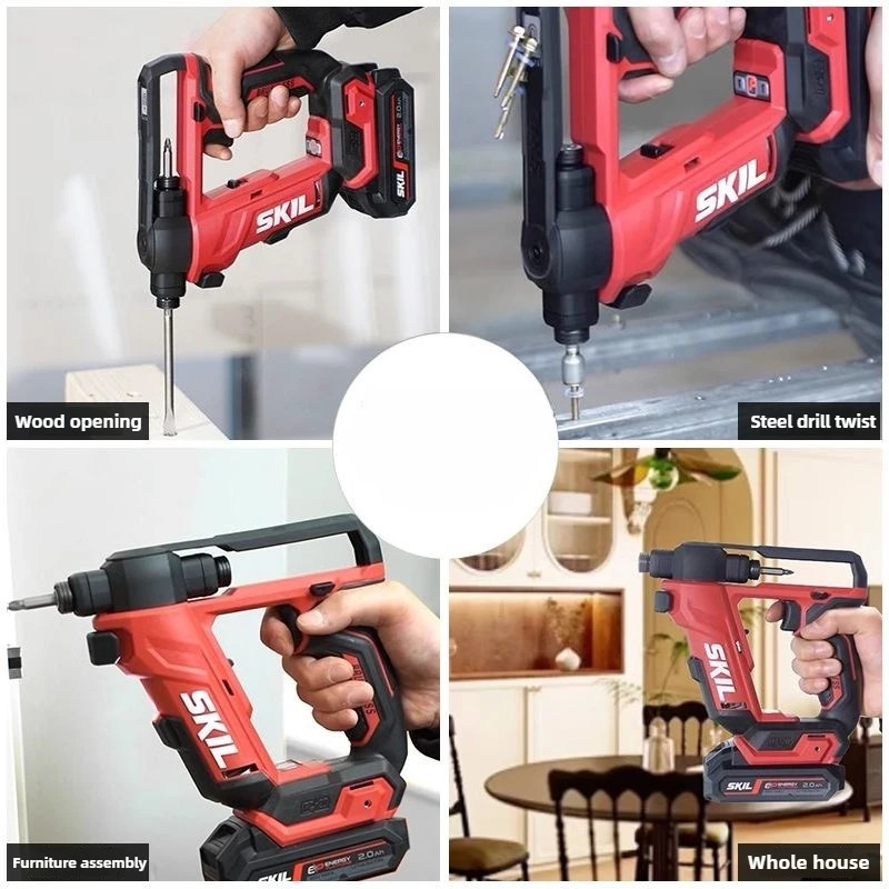 1/4 Inch Brushless Cordless Impact Driver 50Nm Quick Change Screwdriver