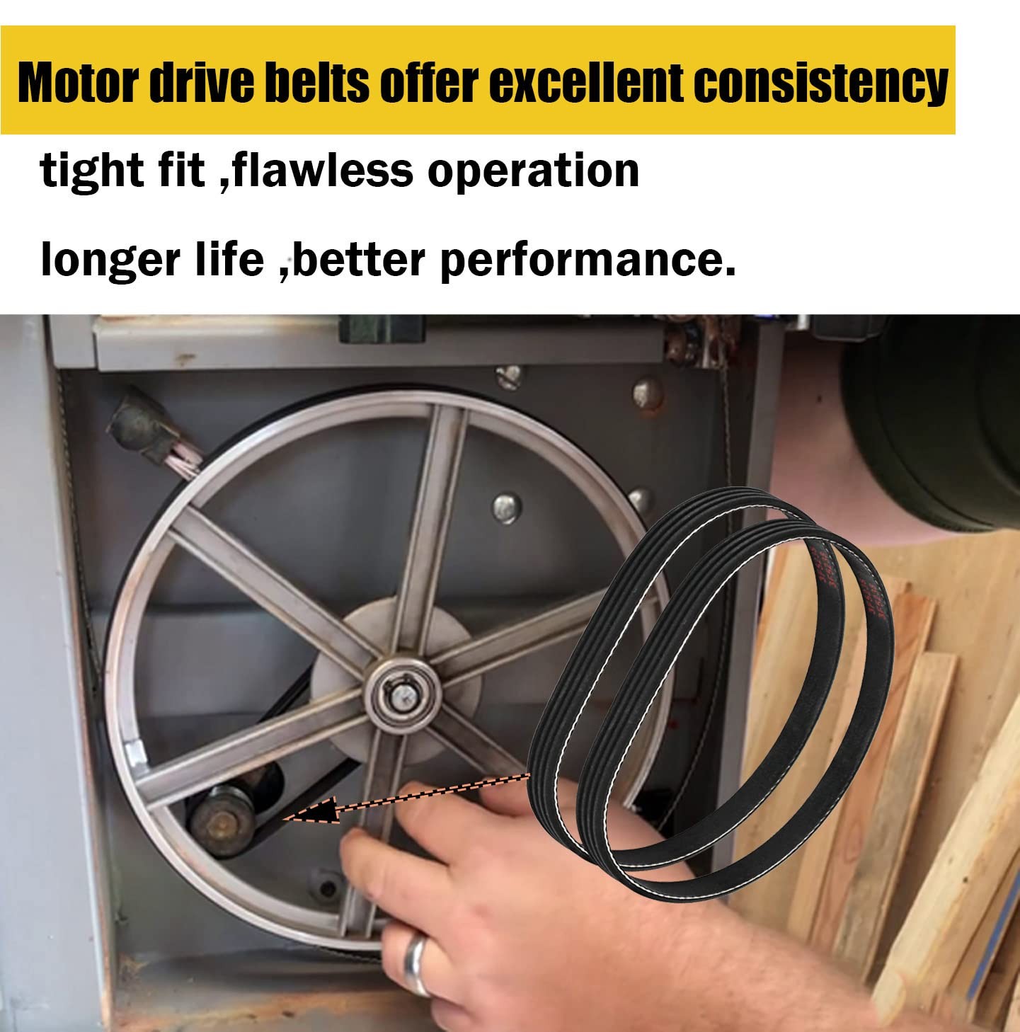119214000 Bandsaw Drive Belt for Craftsman 10 Inch Band Saw 1/3 HP Motor 1-JL220