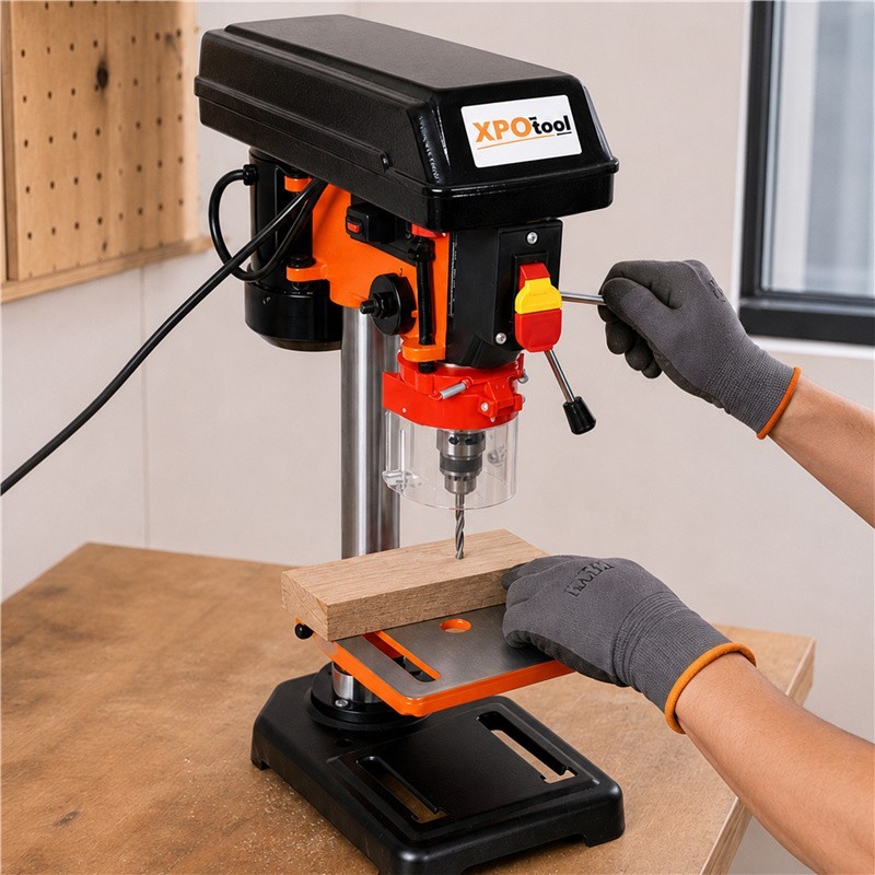 8&Prime; Benchtop Drill Press Tabletop Drilling Machine 620-3100RPM 5-Speed Adjustable