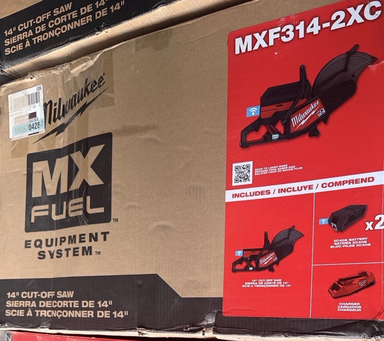 Milwaukee® MX FUEL™ 14&Prime; Cut-Off Saw NIB with battery & charger (MXF314-2XC)