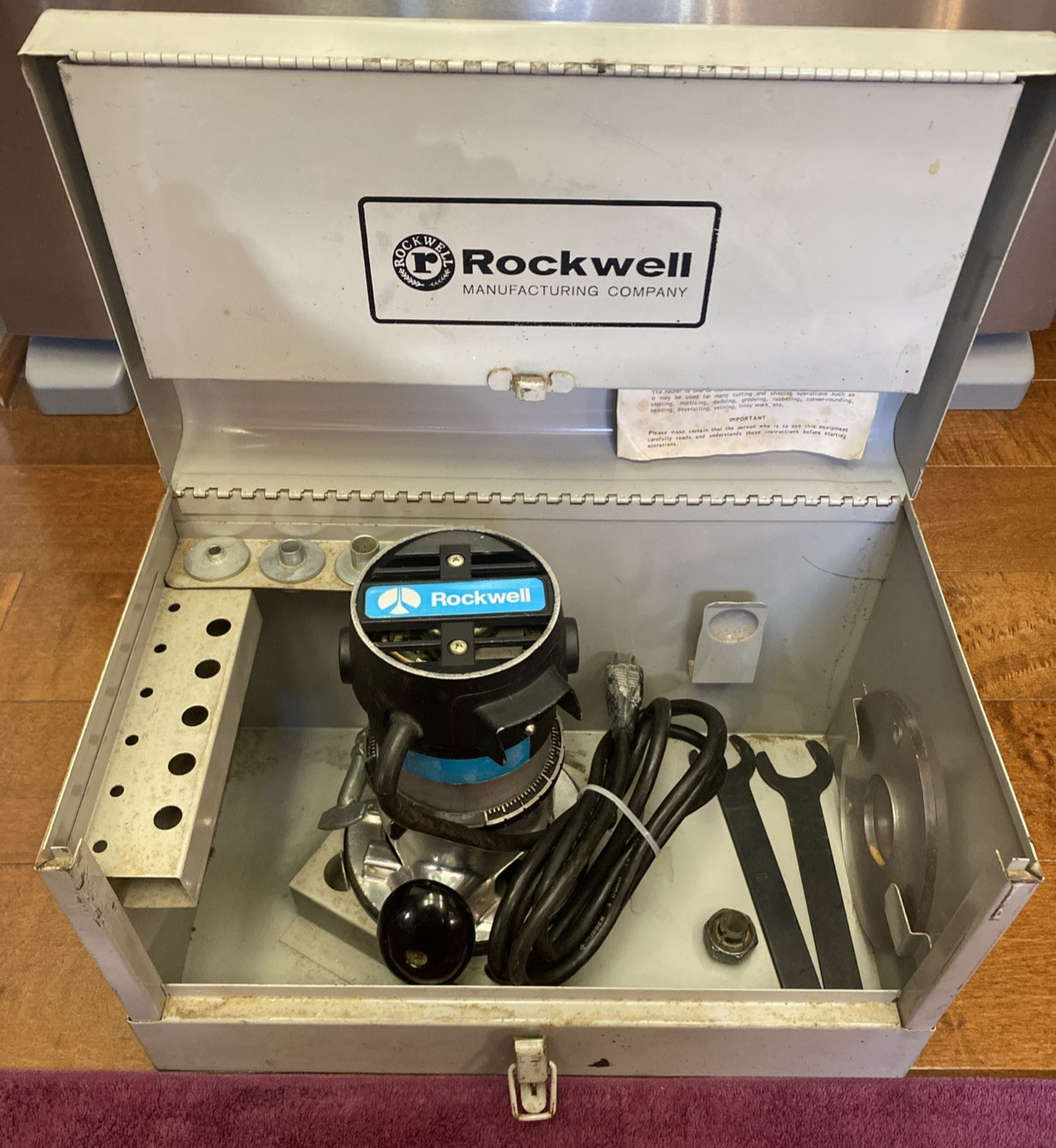 Rockwell 4680 Commercial Duty Router Type 1 with Metal Case 120V USA MADE