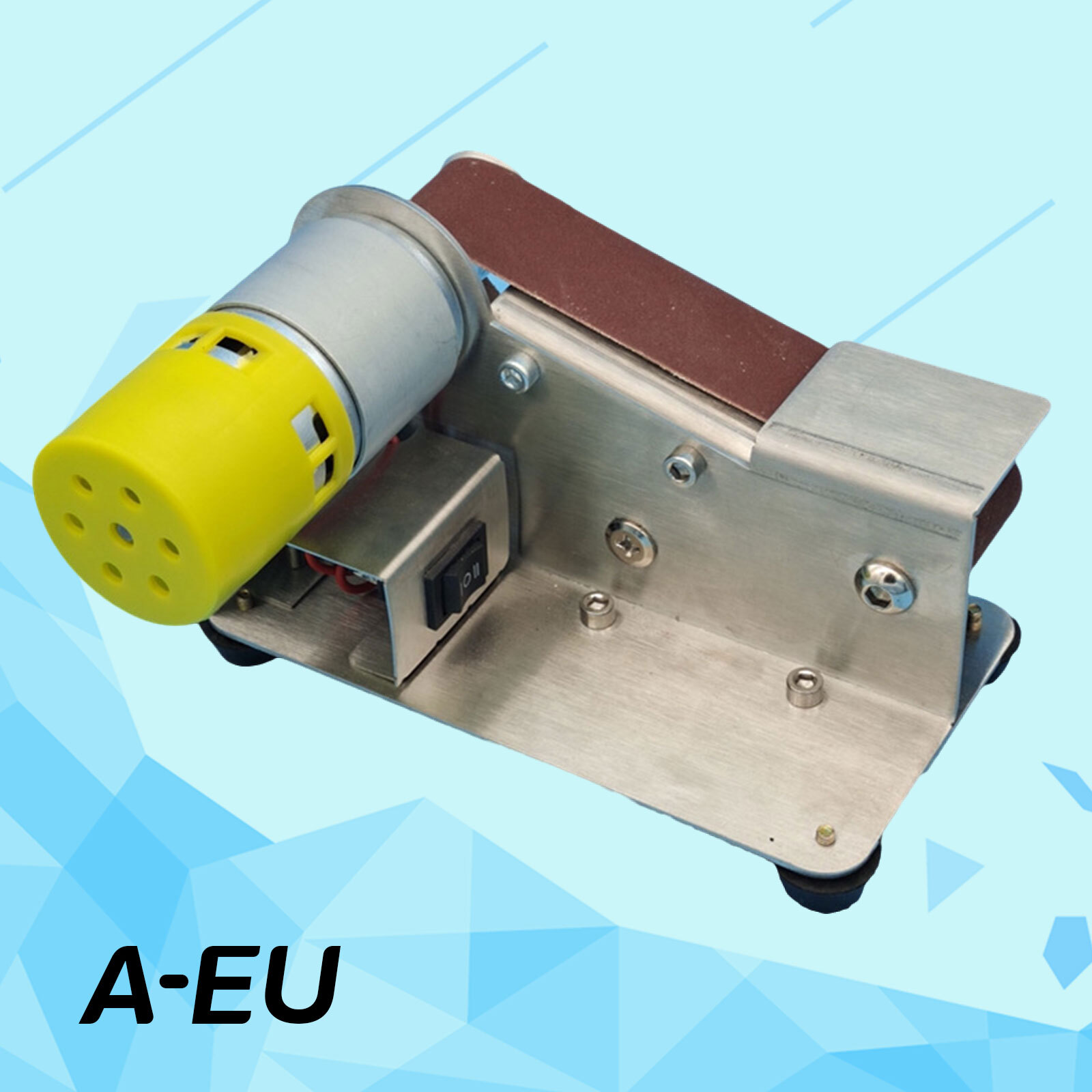 Belt Sander Machine Mini Electric Polishing Grinding DIY Sanding Sharpener Knife