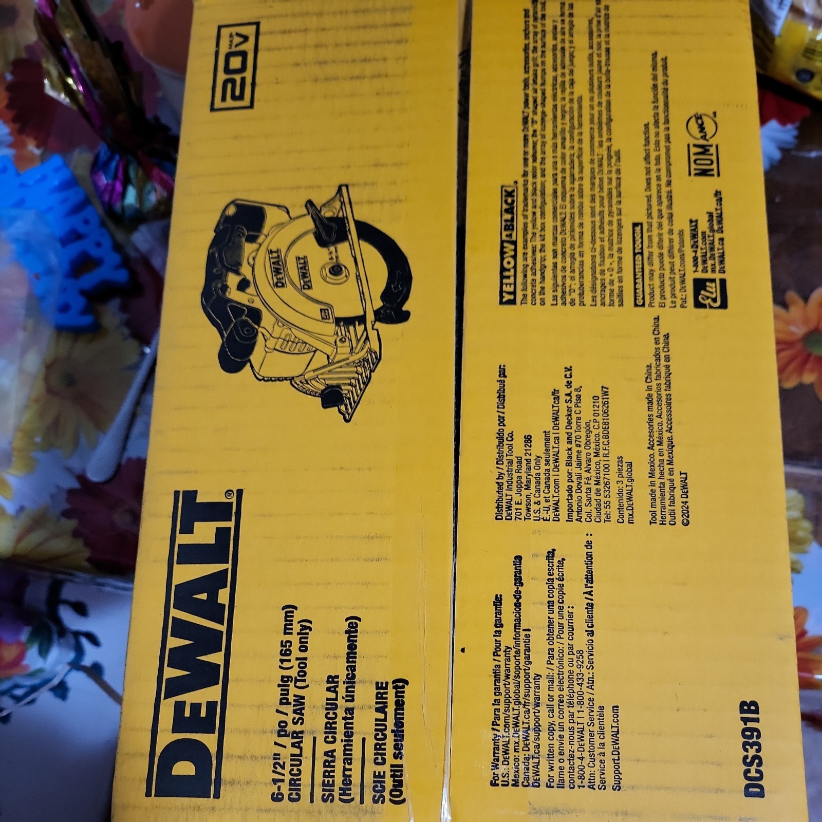 DEWALT DCS391B 20V MAX Brushed Li-Ion 6-1/2 in. Circular Saw (Tool Only) New