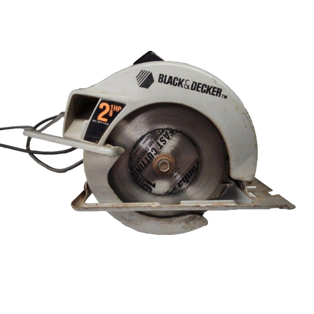 Black & Decker 2-1/8 HP 7-1/4 In Circular Saw Corded Electric Gray