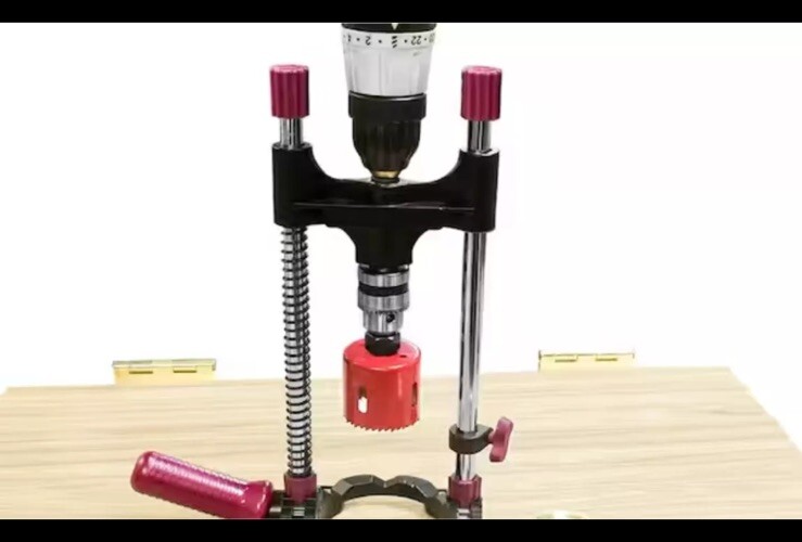 Milescraft 1318 DrillMate Portable Drill Guide – Drill Guide Attachment In Box