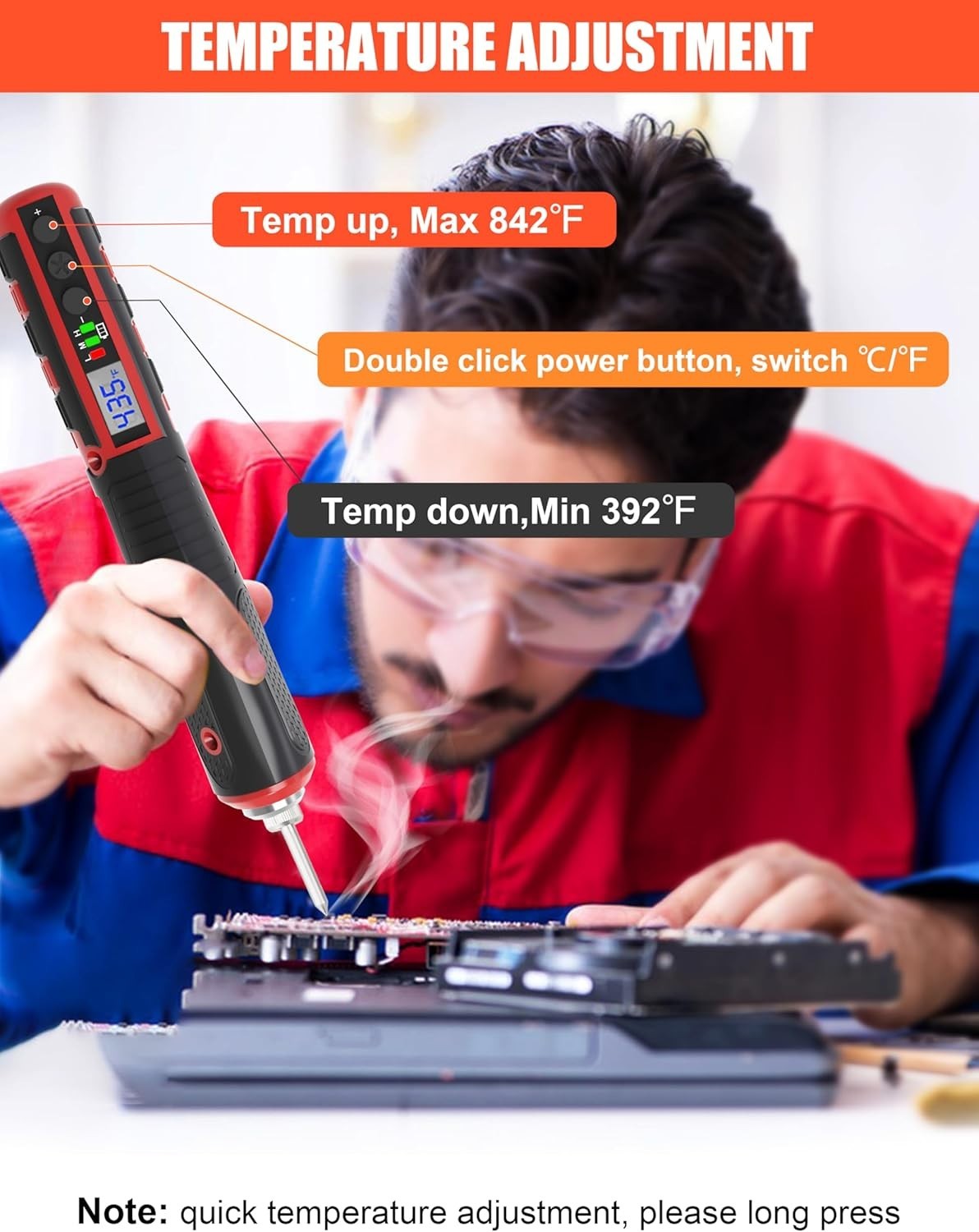 Lightweight Cordless Soldering Iron with Complete Pro Kit: Ready for Any Project