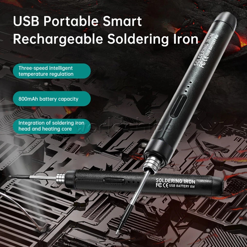 Type-C Wireless Soldering Iron Kit Portable Rechargeable Soldering Iron