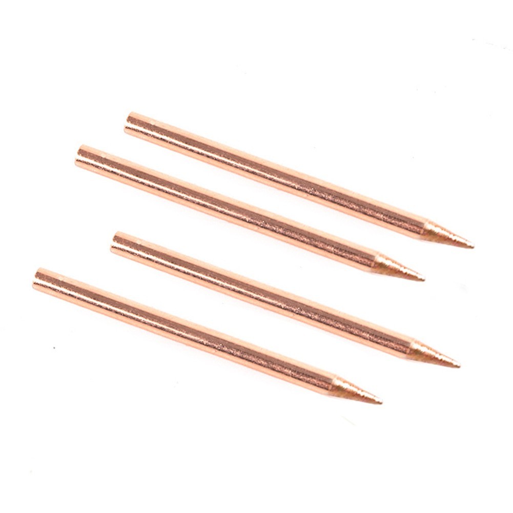 Set of 4 Electrode Tips for Handheld Lithium Battery Spot Welding Applications