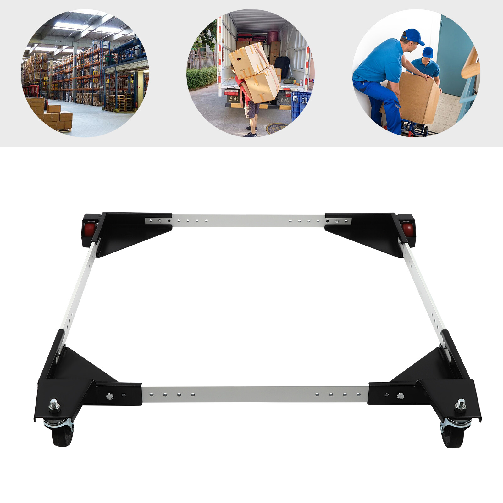 34*34&Prime; Mobile Base Heavy Duty Universal Wheel 1200lb Capacity For Tools Machines