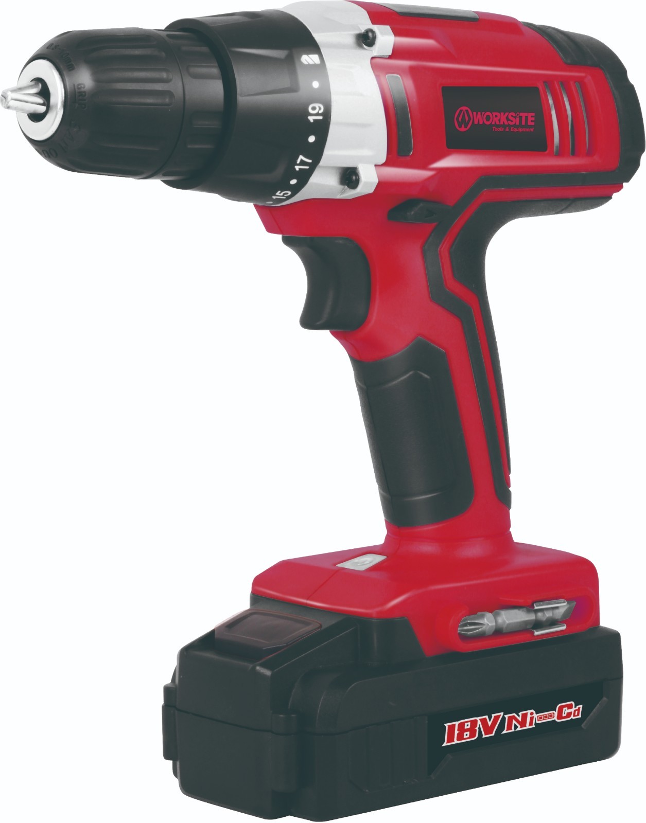 Worksite 18V Cordless Impact Drill Driver H.D Ni-Cr Battery Altocraft USA