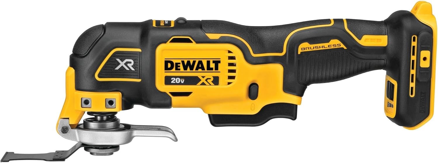 DEWALT 20V MAX XR Oscillating Multi-Tool Cordless, Variable Speed Brushless Moto