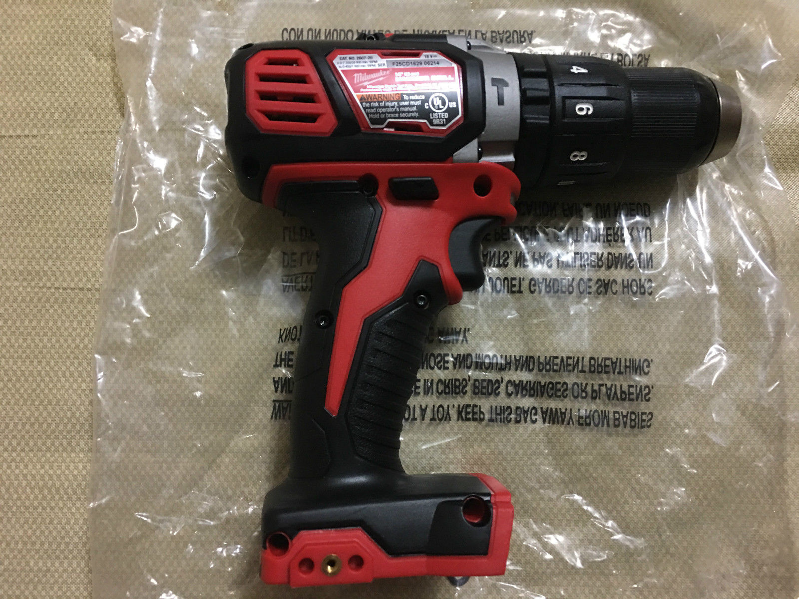 NEW MILWAUKEE M18 1/2&Prime; CORDLESS HAMMER DRILL DRIVER 2607-20 LITH-ION (TOOL ONLY)
