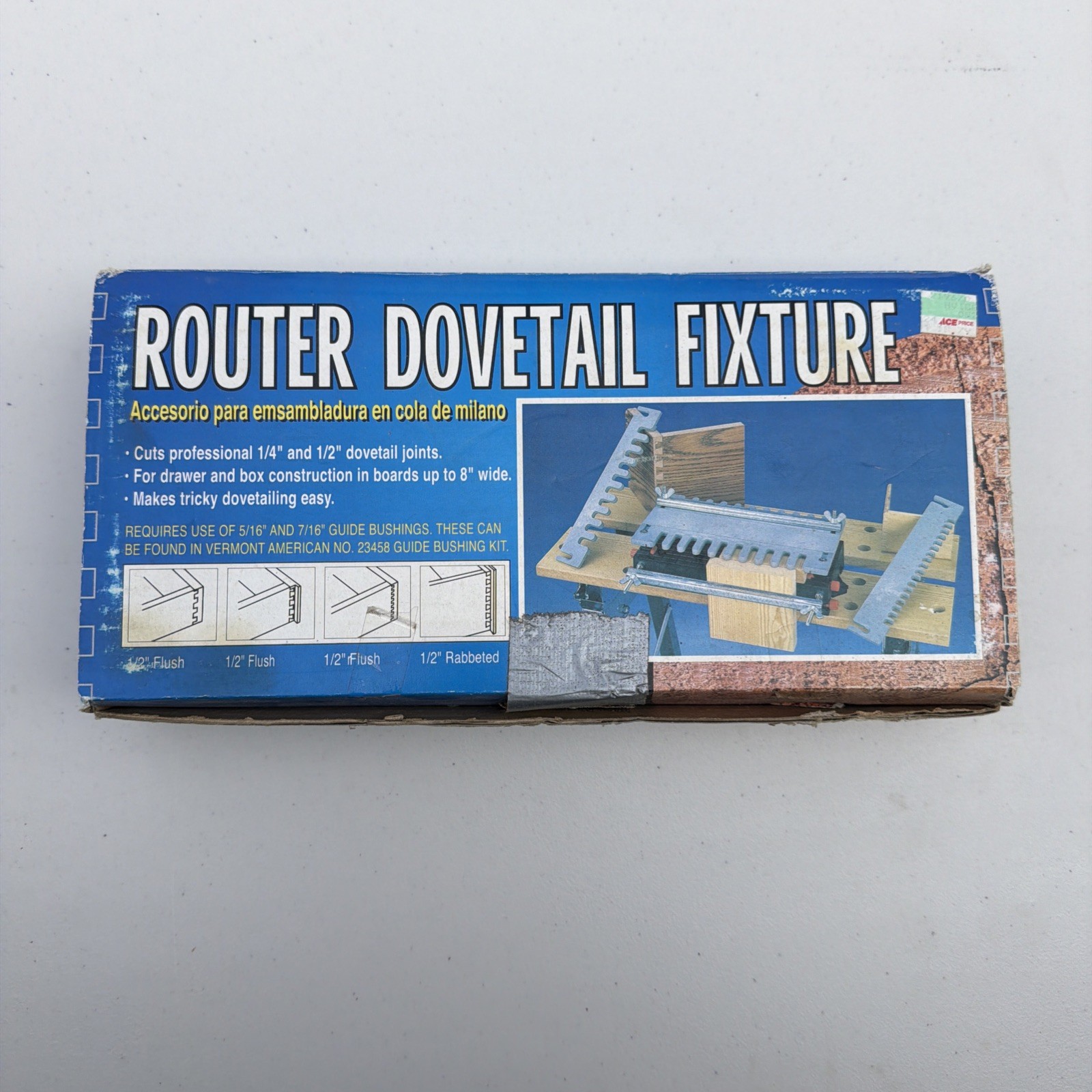 Vintage Vermont American Wood Crafters Router Dovetail Fixture USA