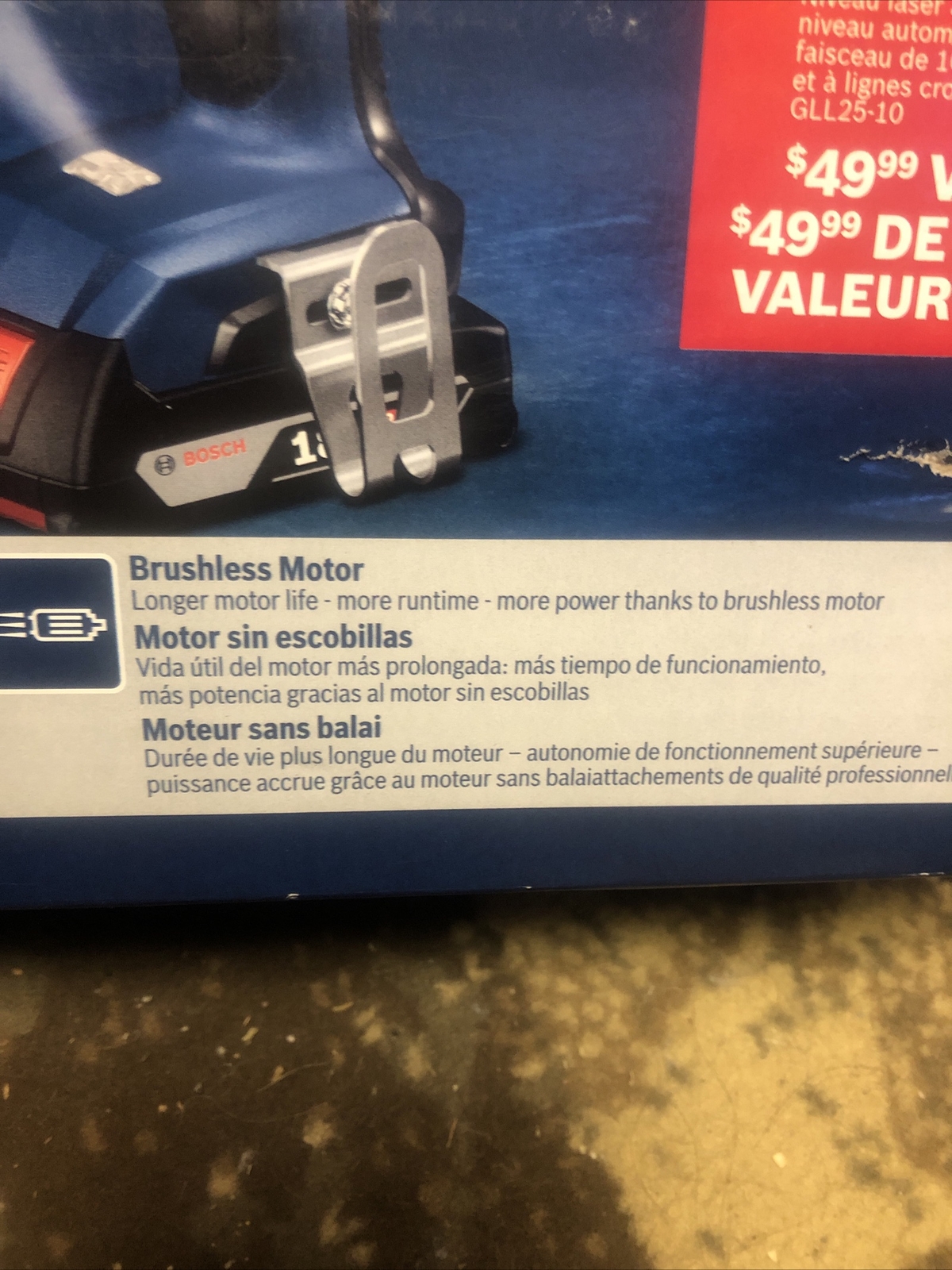 Bosch 18v Brushless Hammer Drill/Driver Kit w/Bonus Laser Level GSB18V-490B12