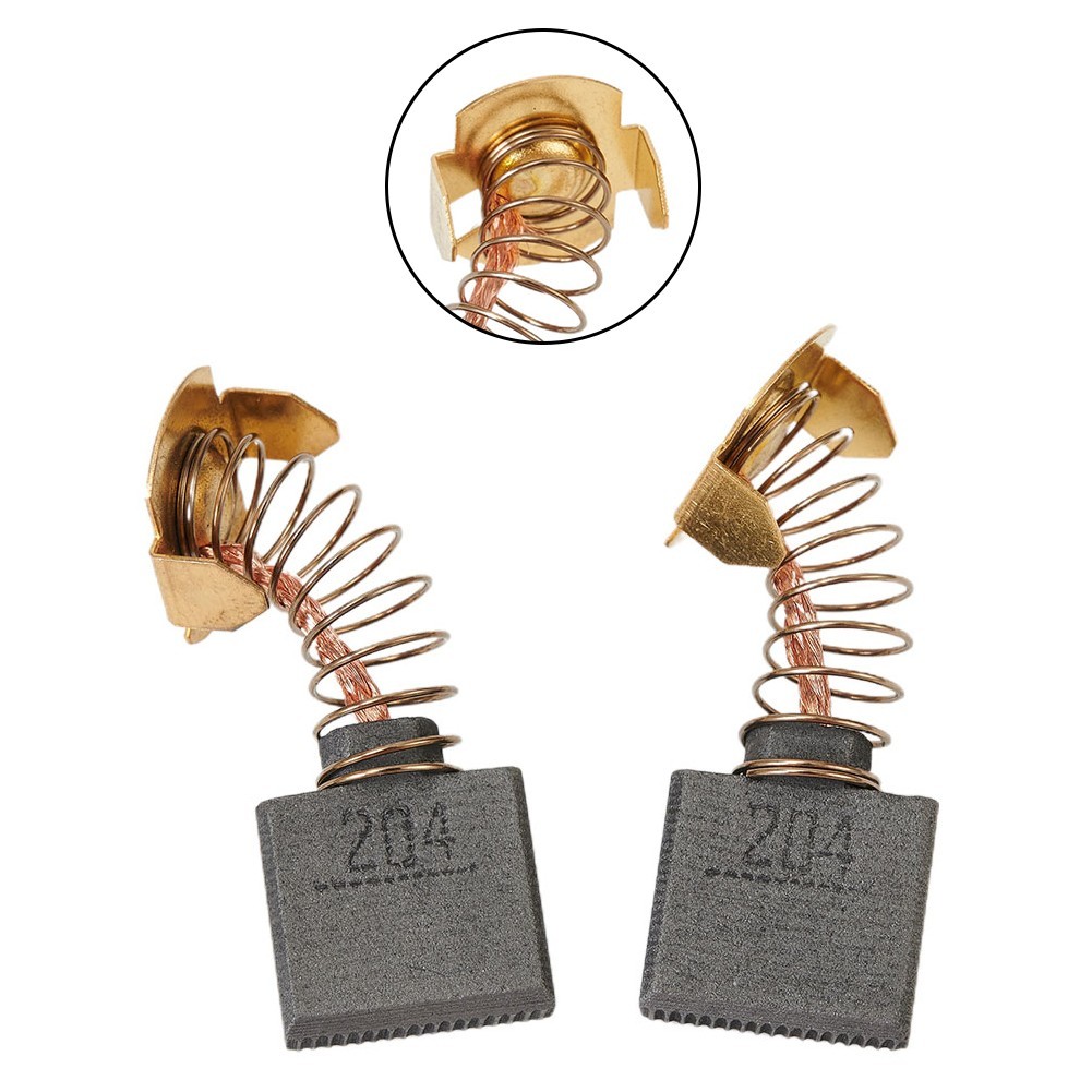 2pcs Carbon Brushes For GA9050 GA9067 9069 Angle Grinders CB204 CB-204 New