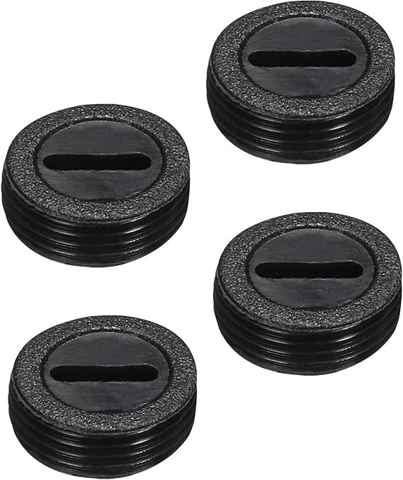 4 PC Carbon Brush Holder Caps 14mm OD Plastic Motor Brush Cover Replacement