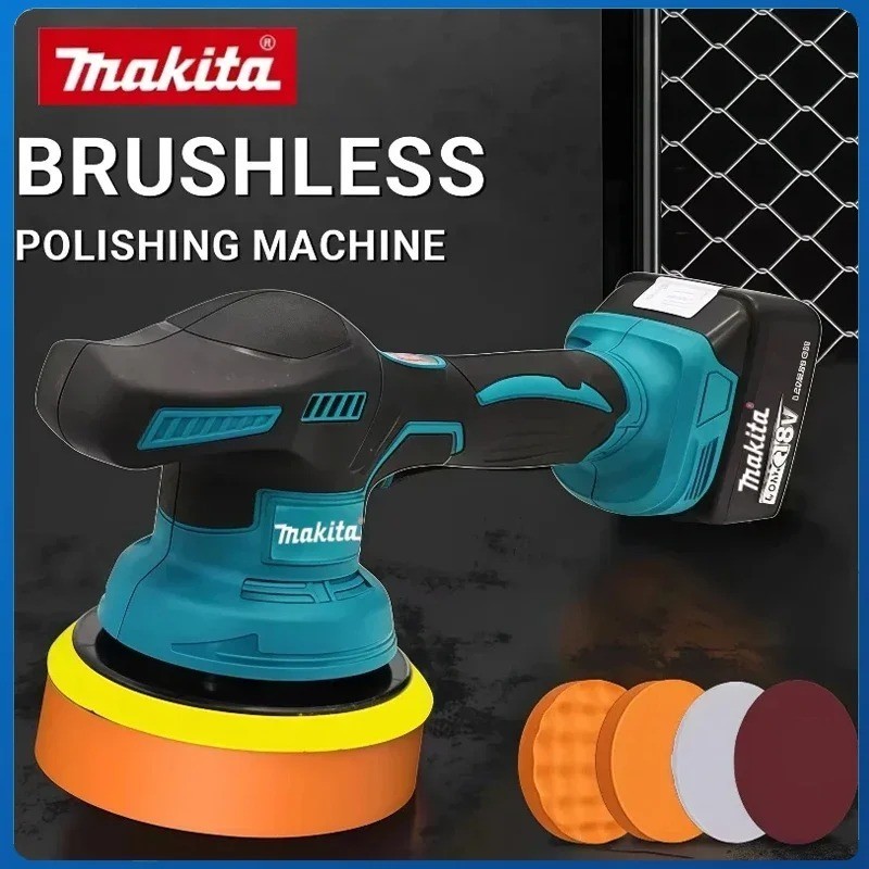 Makita Wireless Repairing Buffing Cordless Car Polisher Machine 8 Gears