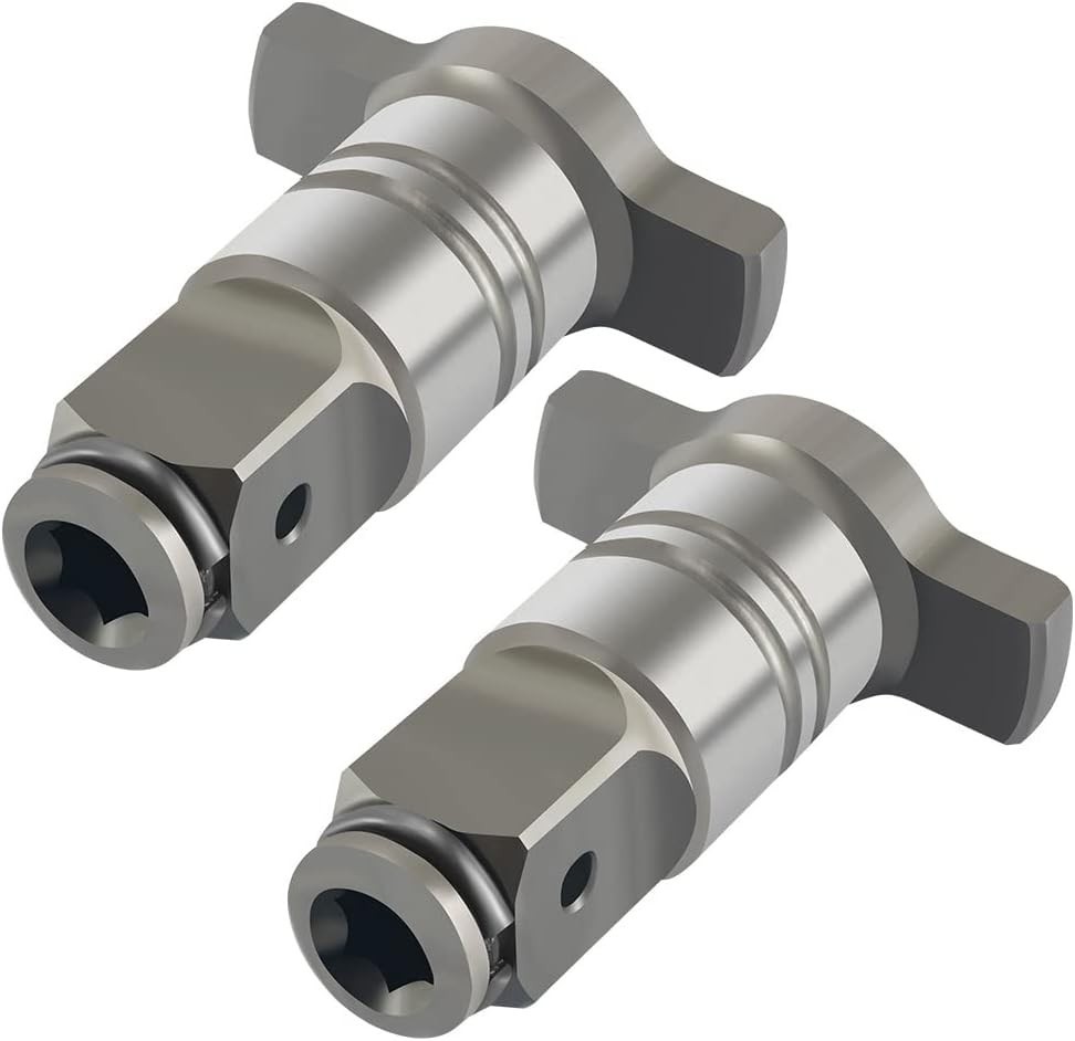 2 Pack 1/2‘’ Anvil Wrench Pin Converter Shaft Adapter for Cordless Impact Blo…
