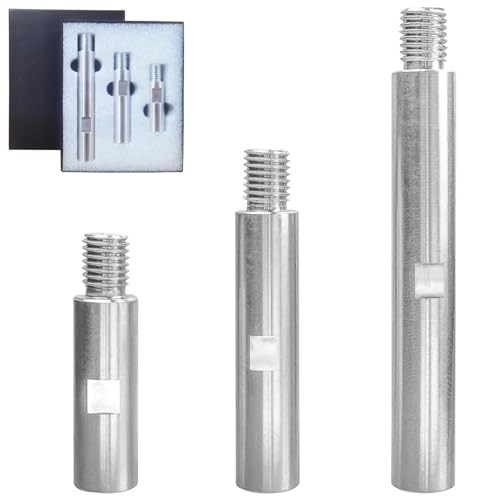 5/8 -11 Thread Rotary Extension Shaft Set For Rotary Polisher Car Polisher Pads
