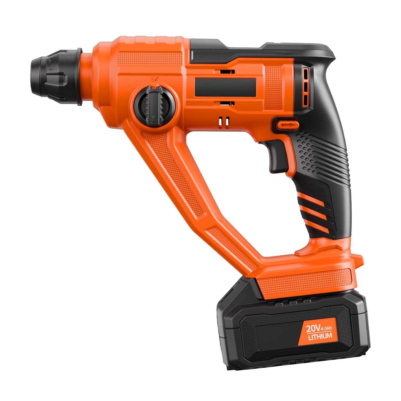Uimoso 20V Cordless SDS-Plus Rotary Hammer Drill Kit, 0.6&Prime;, 1000RPM, Dual Modes