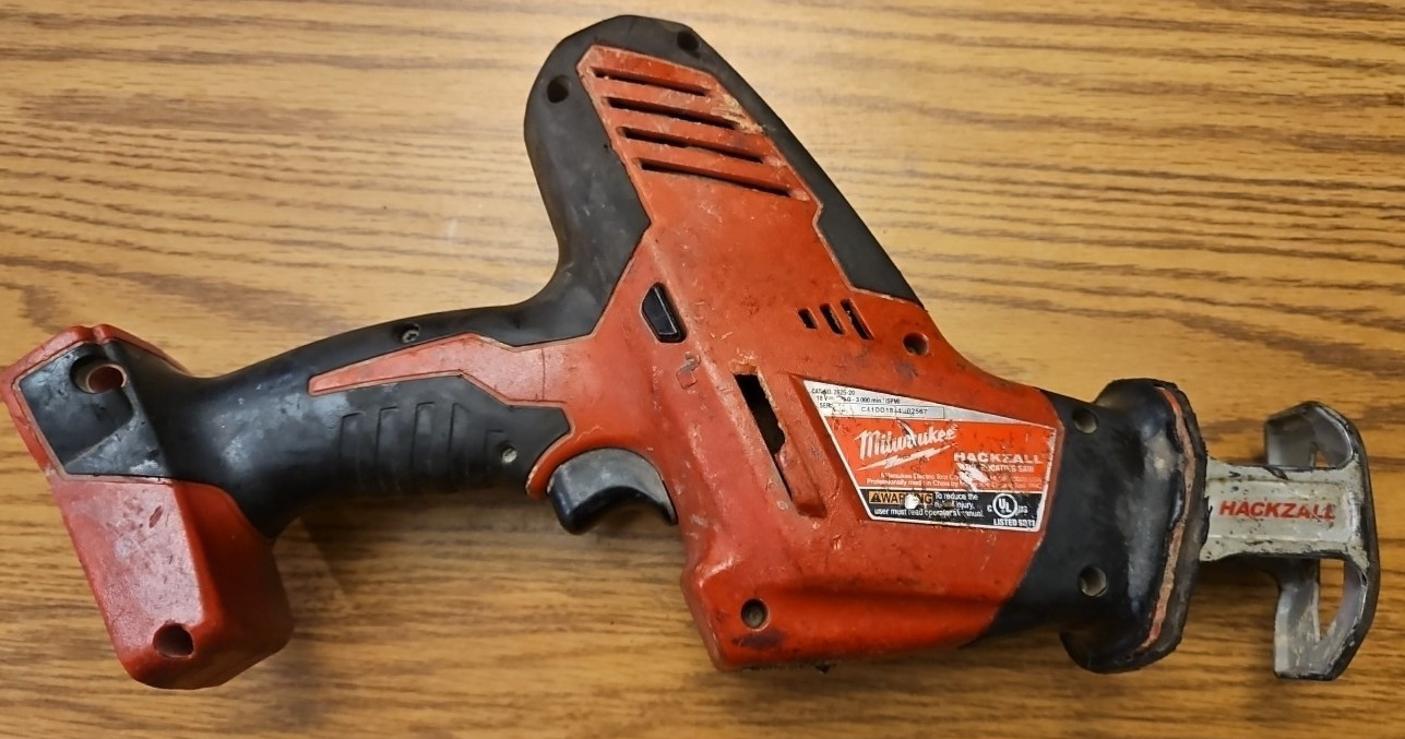 USED Milwaukee 2625-20 18V Cordless Hackzall Reciprocating Saw One Handed