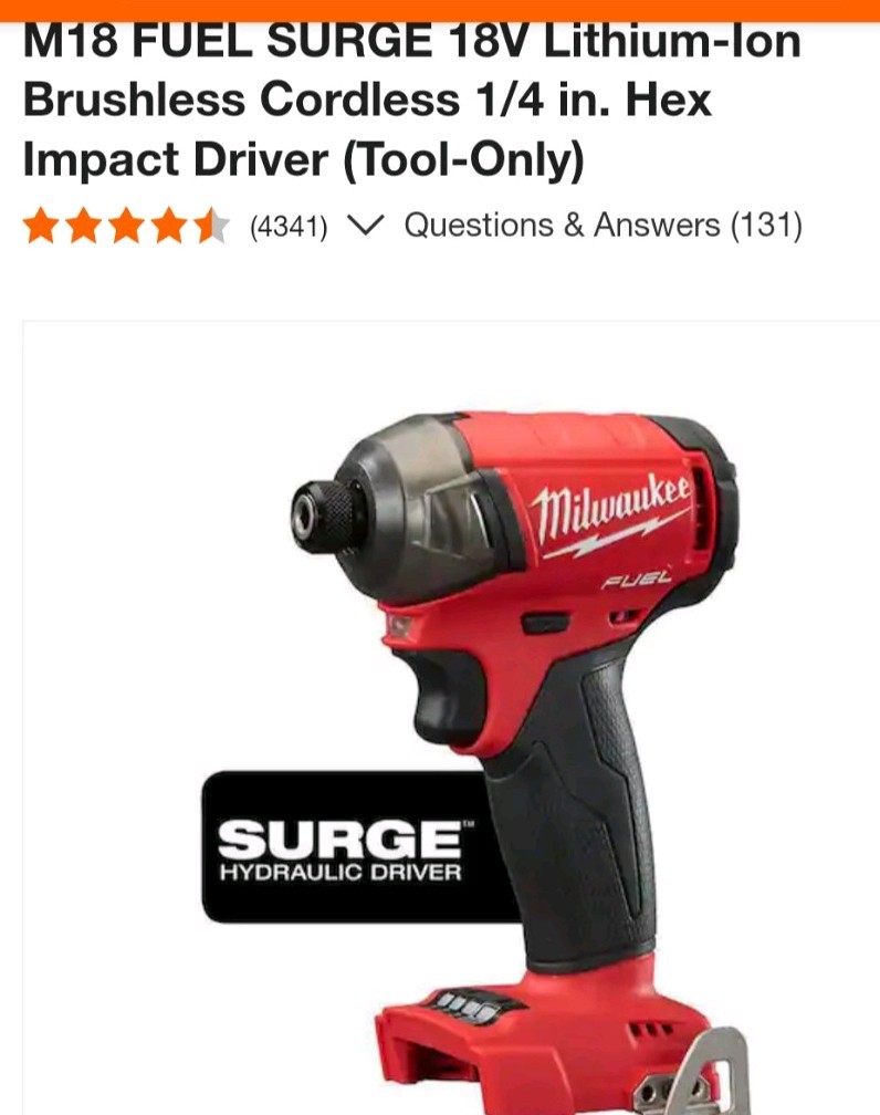 M18 Fuel Gen-3 18V Lithium-Ion Cordless Impact 3/8 In. 2854-20