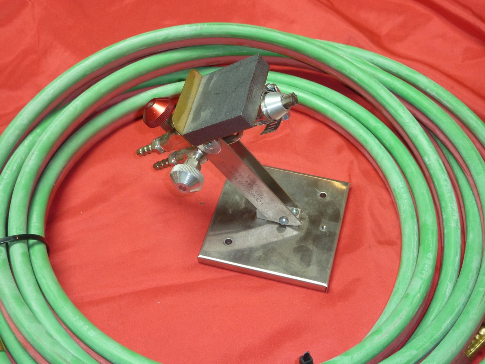 Nortel torch minor model bench top with new hose glass blowing jewelry Lampwork