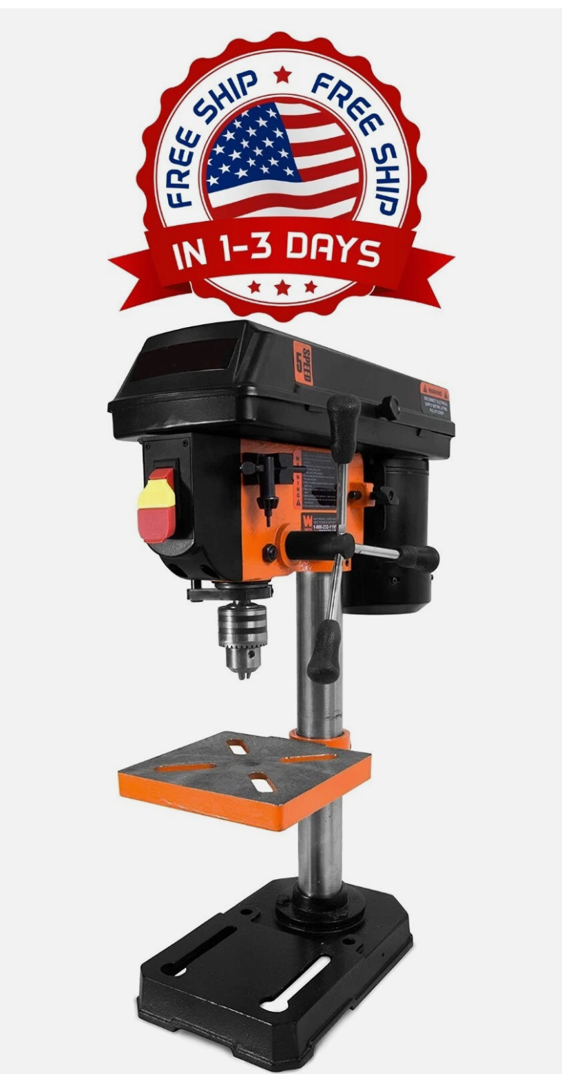 Taladro de banco mesa industrial de 5 Velocidades Taladros columna NUEVO