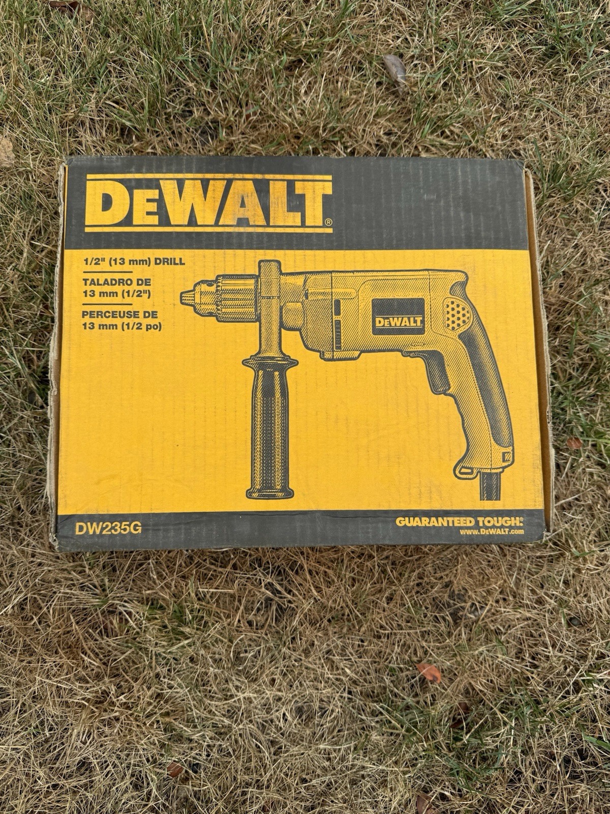 DEWALT DW235GR 1/2 in. 120V 7.8 Amp Variable Speed Corded Drill BRAND NEW
