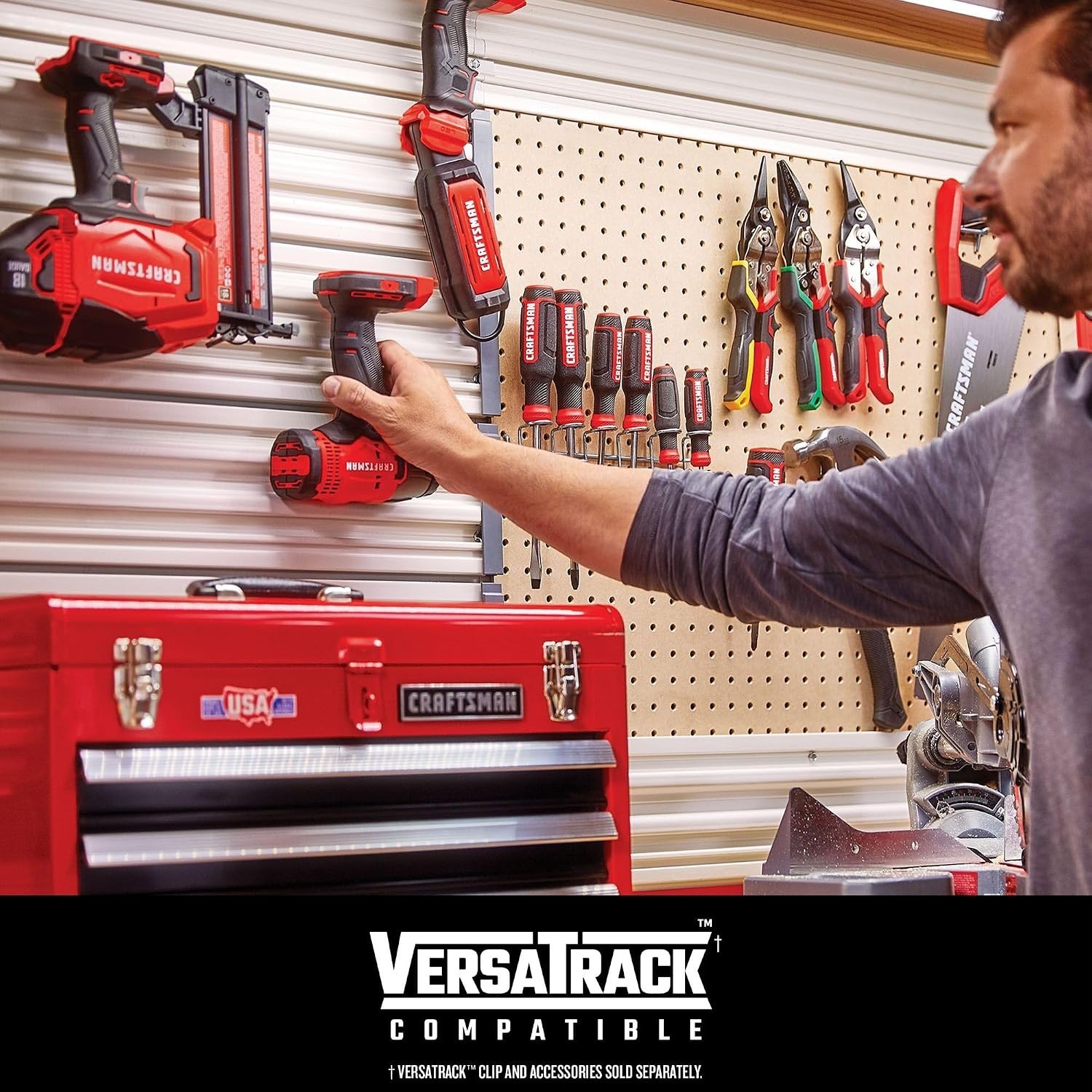 V20 MAX Cordless Drill Driver and Impact Driver Set, Power Tool Set with 2 Batte