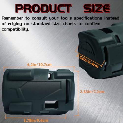 49-16-2563 Impact Wrench Rubber Protective Boot for M12 Fuel Stubby 3/8&Prime; Black
