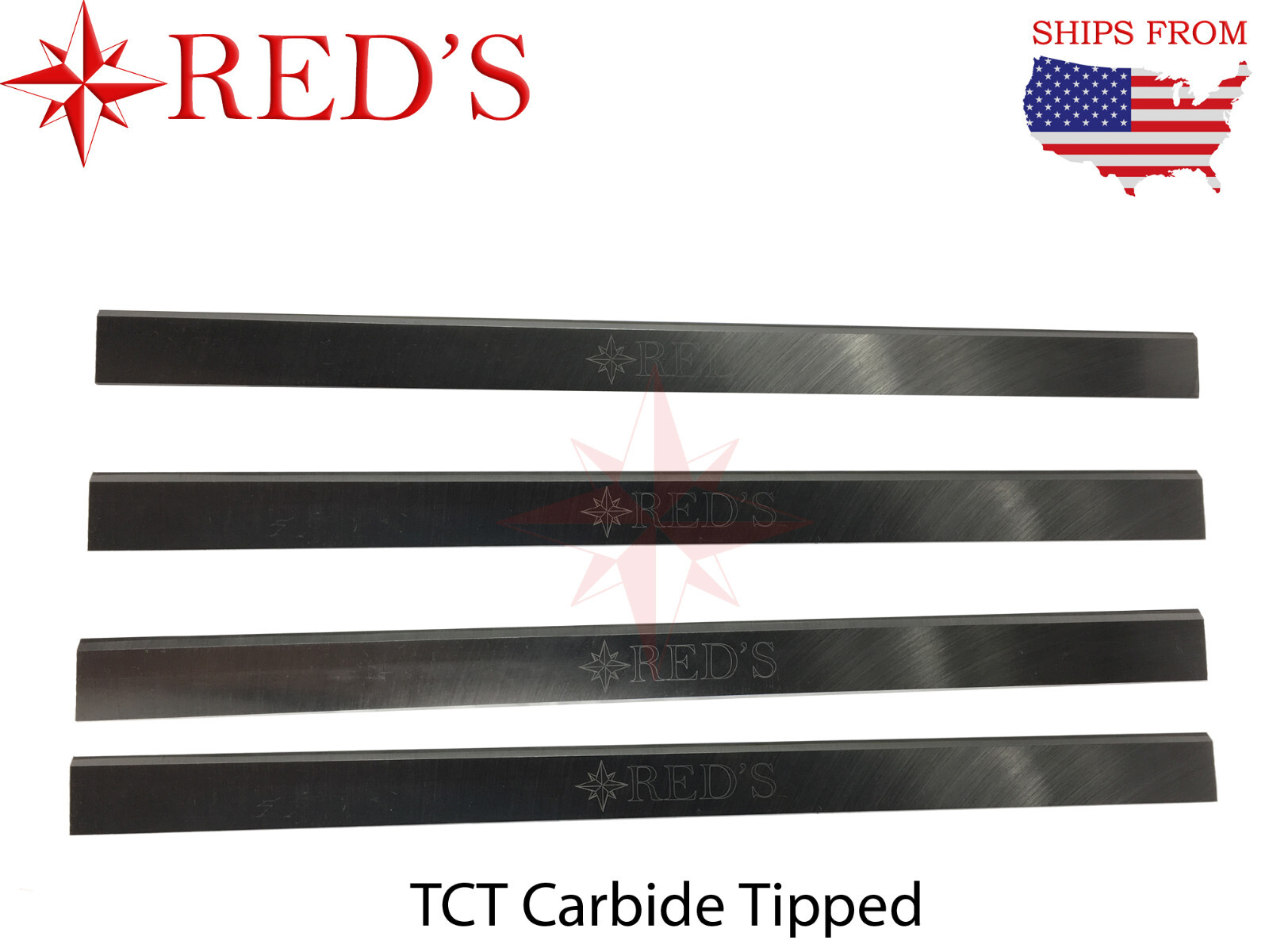 15-3/4&Prime; X 1-3/16 X 1/8 TCT CARBIDE PLANER KNIVES BLADES SCMI