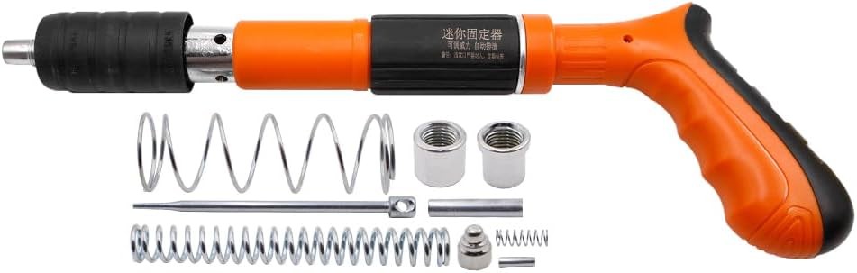 Powerful Concrete Nail Gun Air Nailer Nail Wall Fastening Tool+50PCS Round Nails