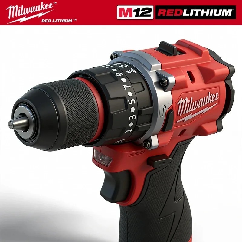 Milwaukee M12 Brushless Electric Drill, 12V Cordless Drill/Driver 3/8&Prime; Chuck Var