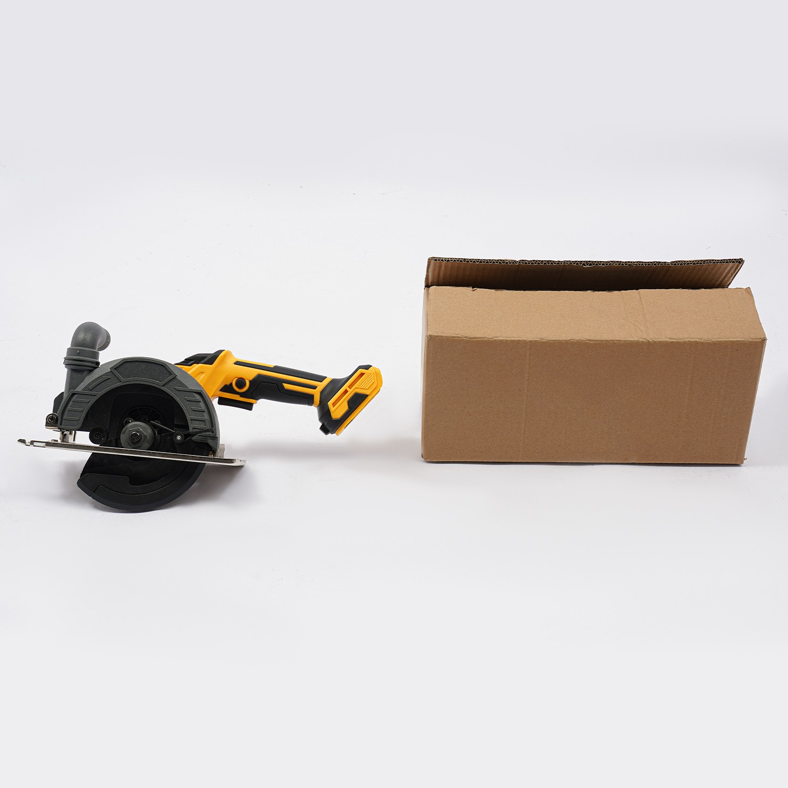 Handheld Electric Circular Saw 7000 RPM for Wood Plastic PVC MDF Home DIY Yellow