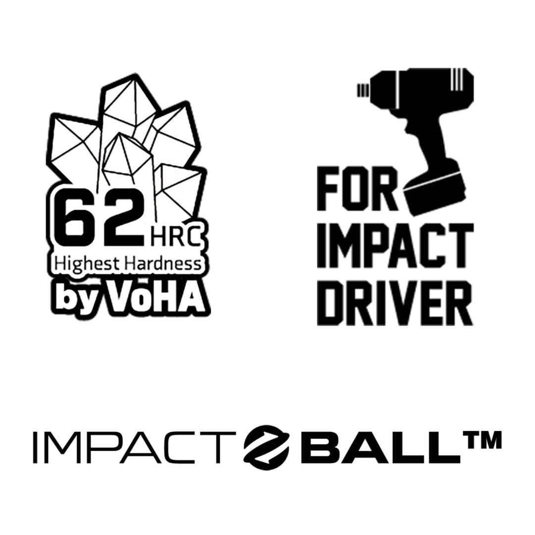 Impact Ball Torsion Bit 31 Pc. Set In Slide Case
