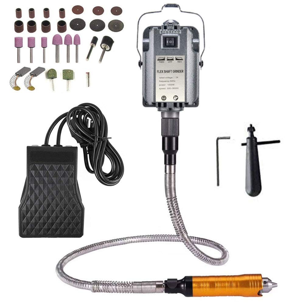 1000W Rotary Tool Flex Shaft Electric Grinder