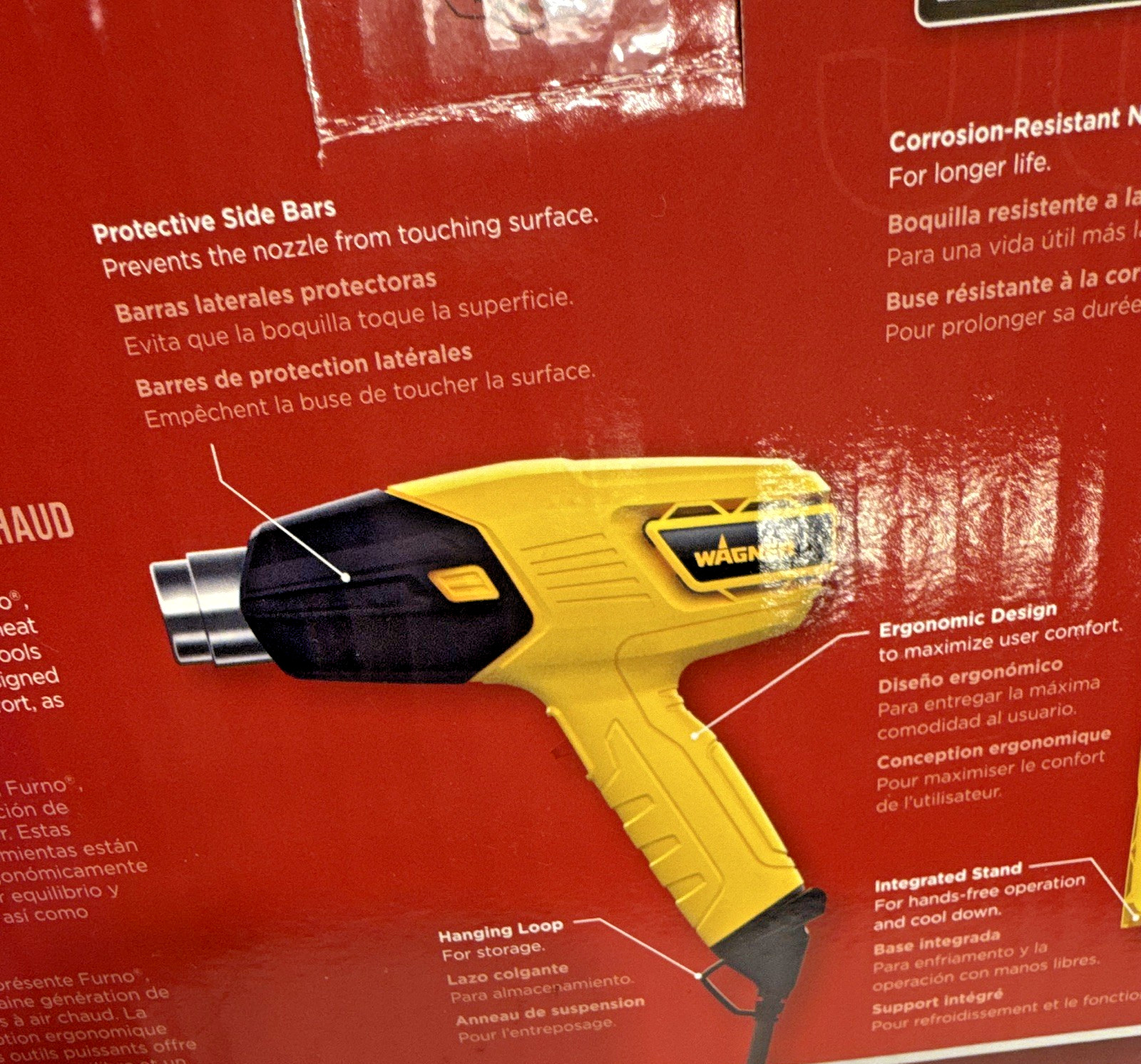 WAGNER FURNO 300 Heat Gun 1200W 120V 750-1100°F Corded Yellow 0503059
